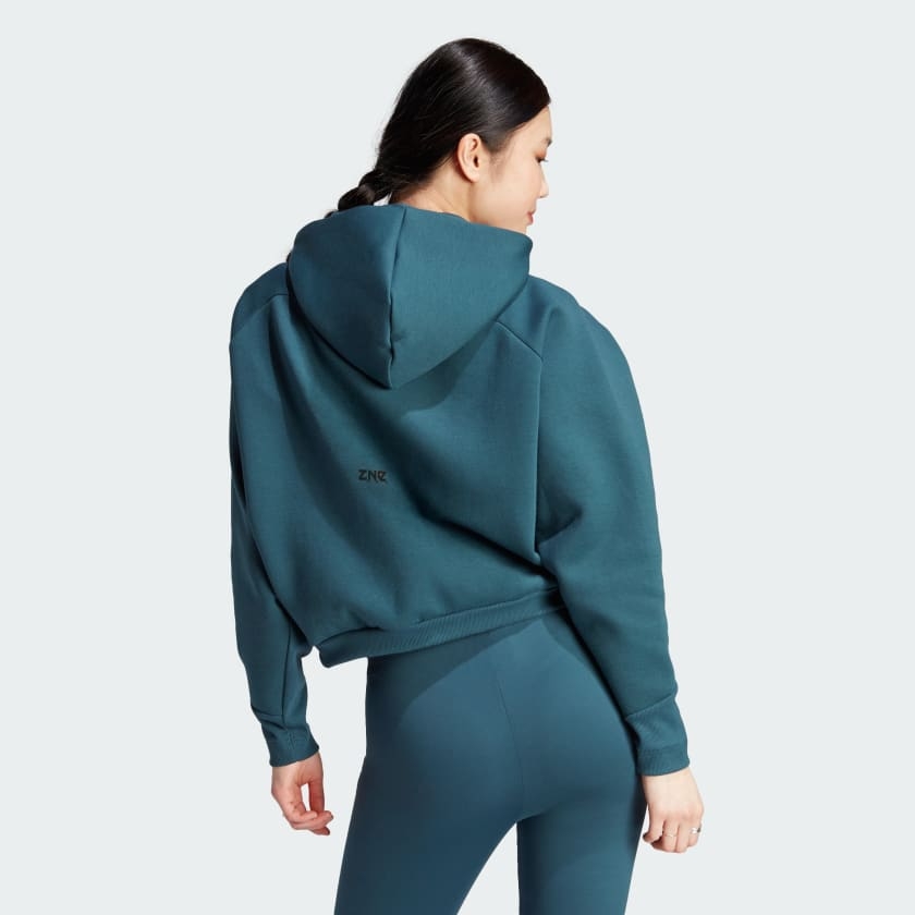 Áo hoodie khóa kéo dọc thân adidas z.n.e Nữ - IN5129