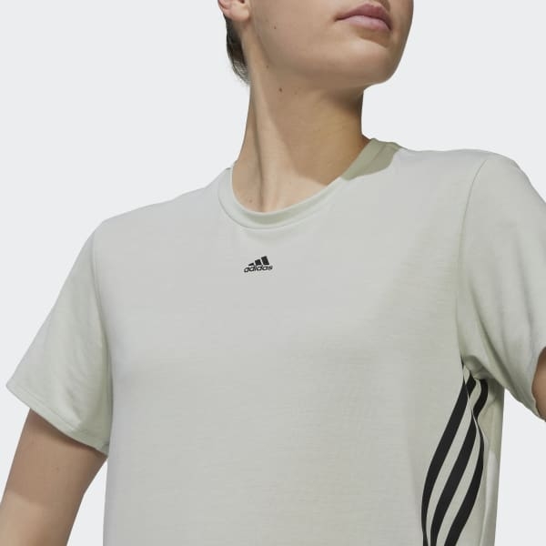 Áo thun tập luyện nữ adidas 3 sọc - HK6976