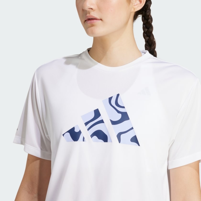 Áo T-shirt chạy bộ adidas Brand Love Run It Nữ - JD2349