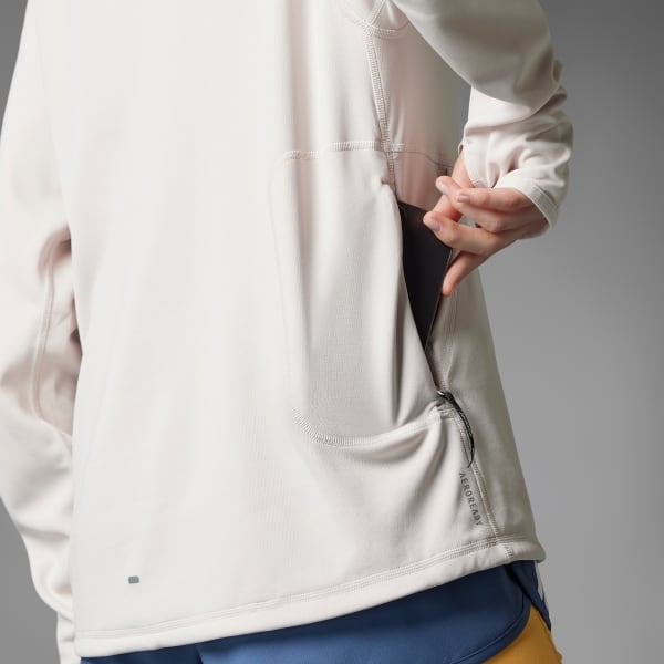 Áo hoodie Nữ chạy bộ adidas 3 Sọc Own The Run - IQ3852