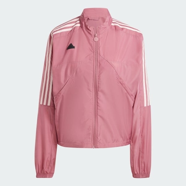 Áo khoác gió Nữ adidas Track Jacket Dệt 3 Sọc Tiro - JJ4663