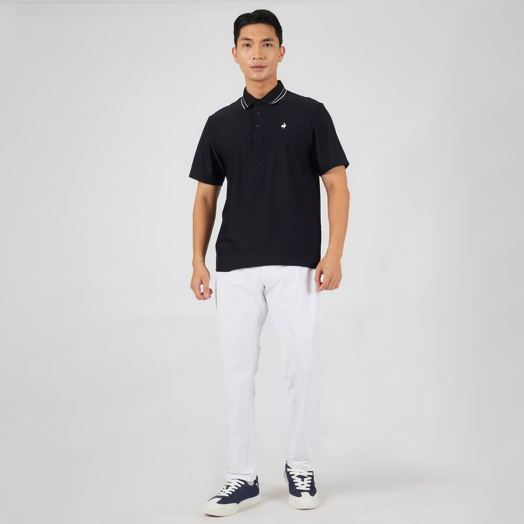 Áo Polo le coq golf Nam GP221MTS51-BLCK