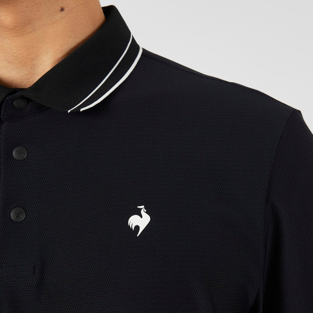 Áo Polo le coq golf Nam GP221MTS51-BLCK