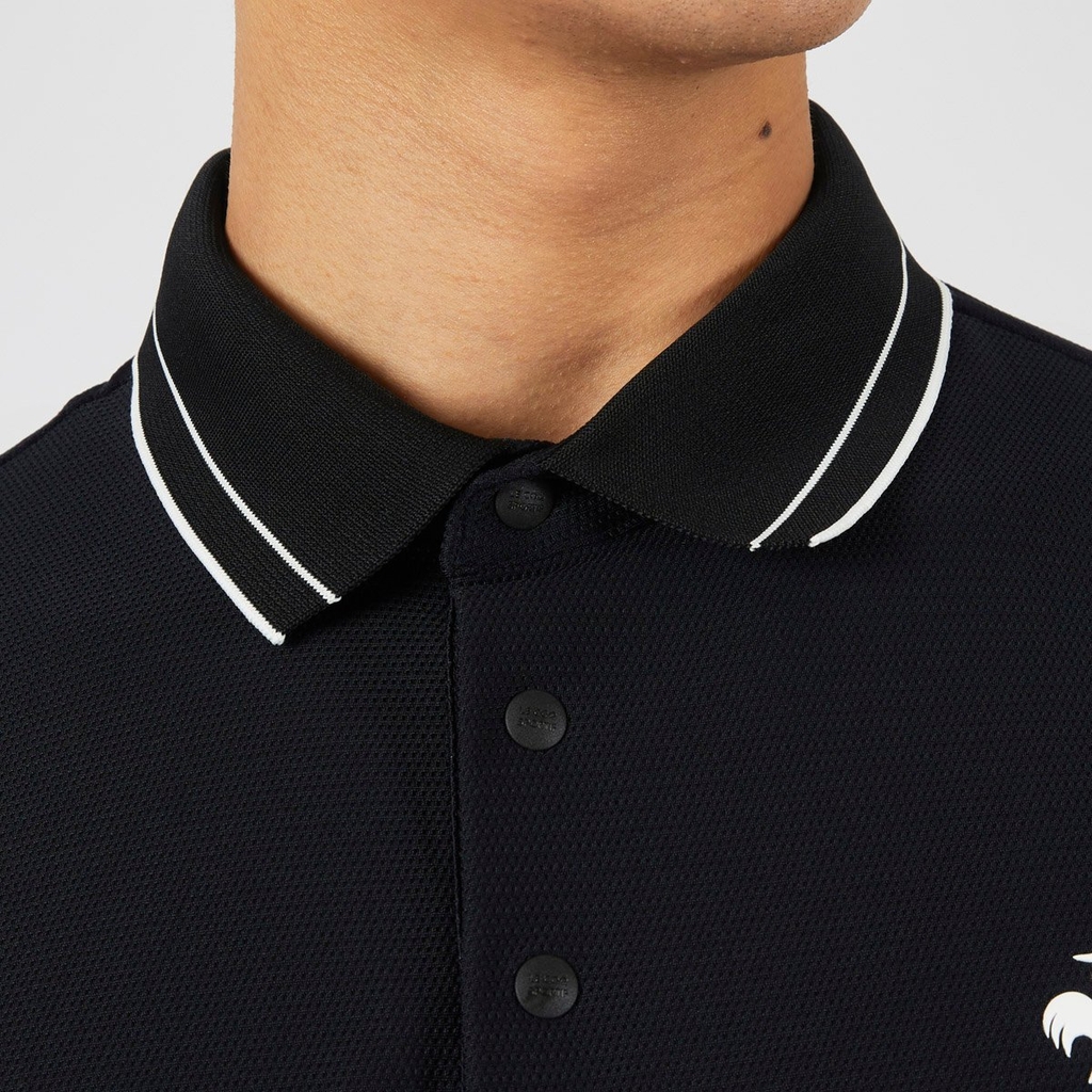 Áo Polo le coq golf Nam GP221MTS51-BLCK