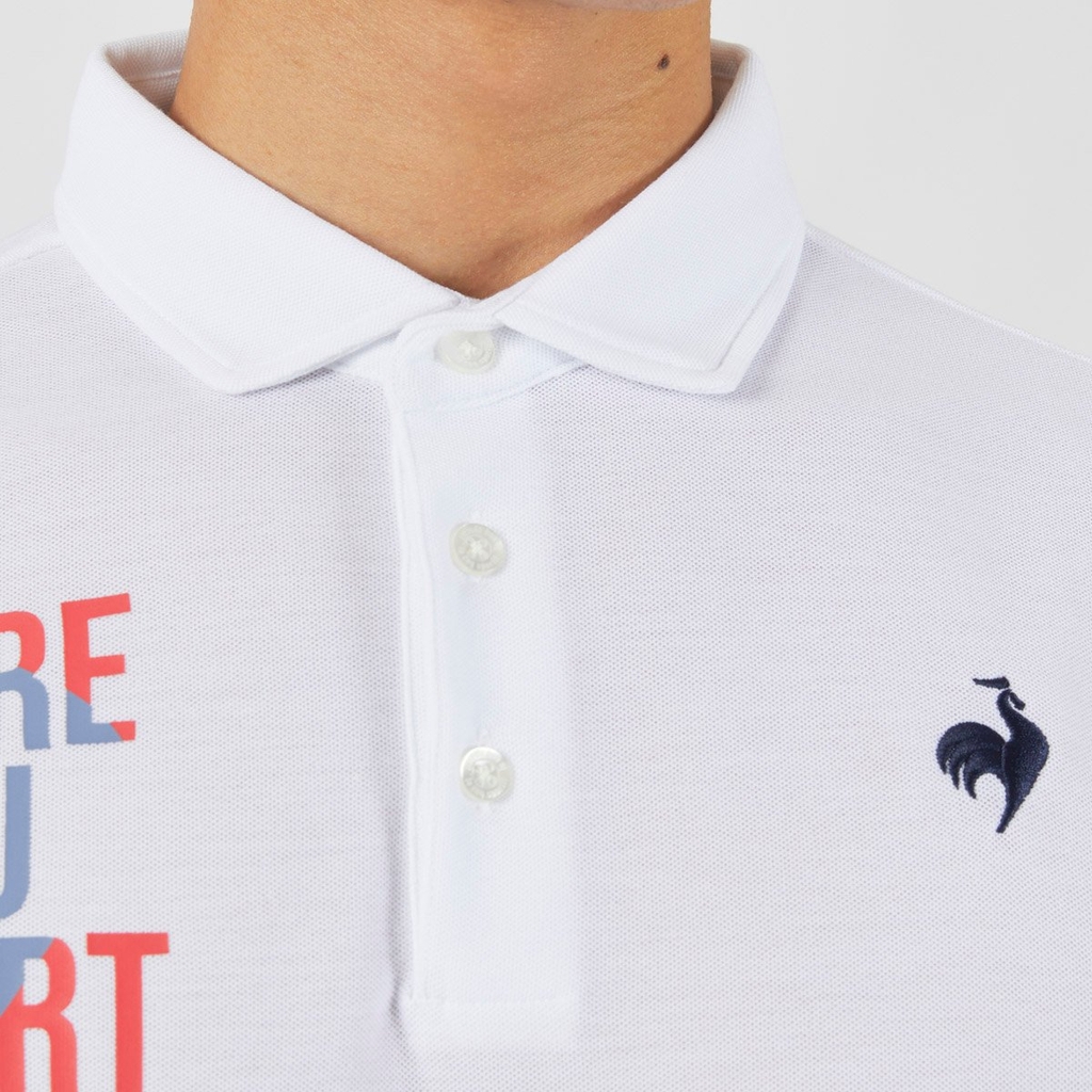Áo Polo le coq sportif Nam QMMXJA95AV-WH