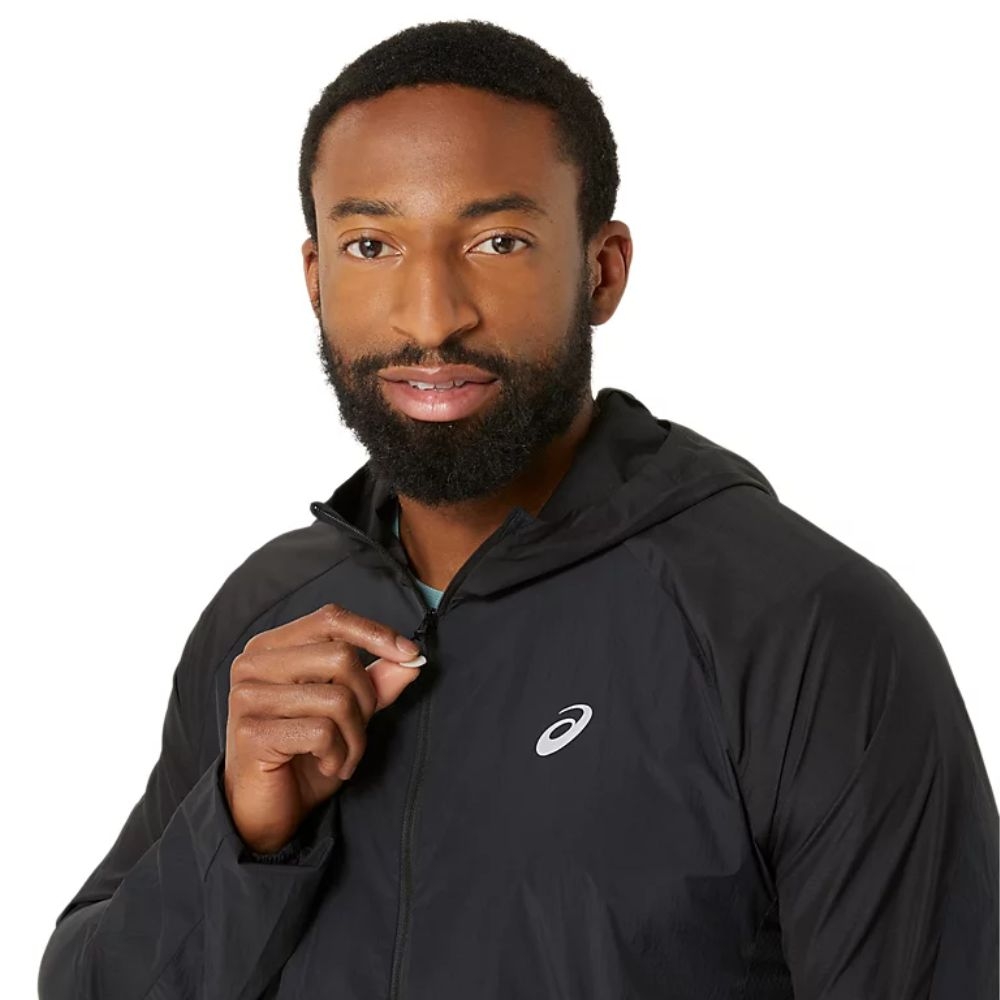 Áo khoác gió chạy bộ ASICS ROAD PACKABLE Nam - 2011D084.001