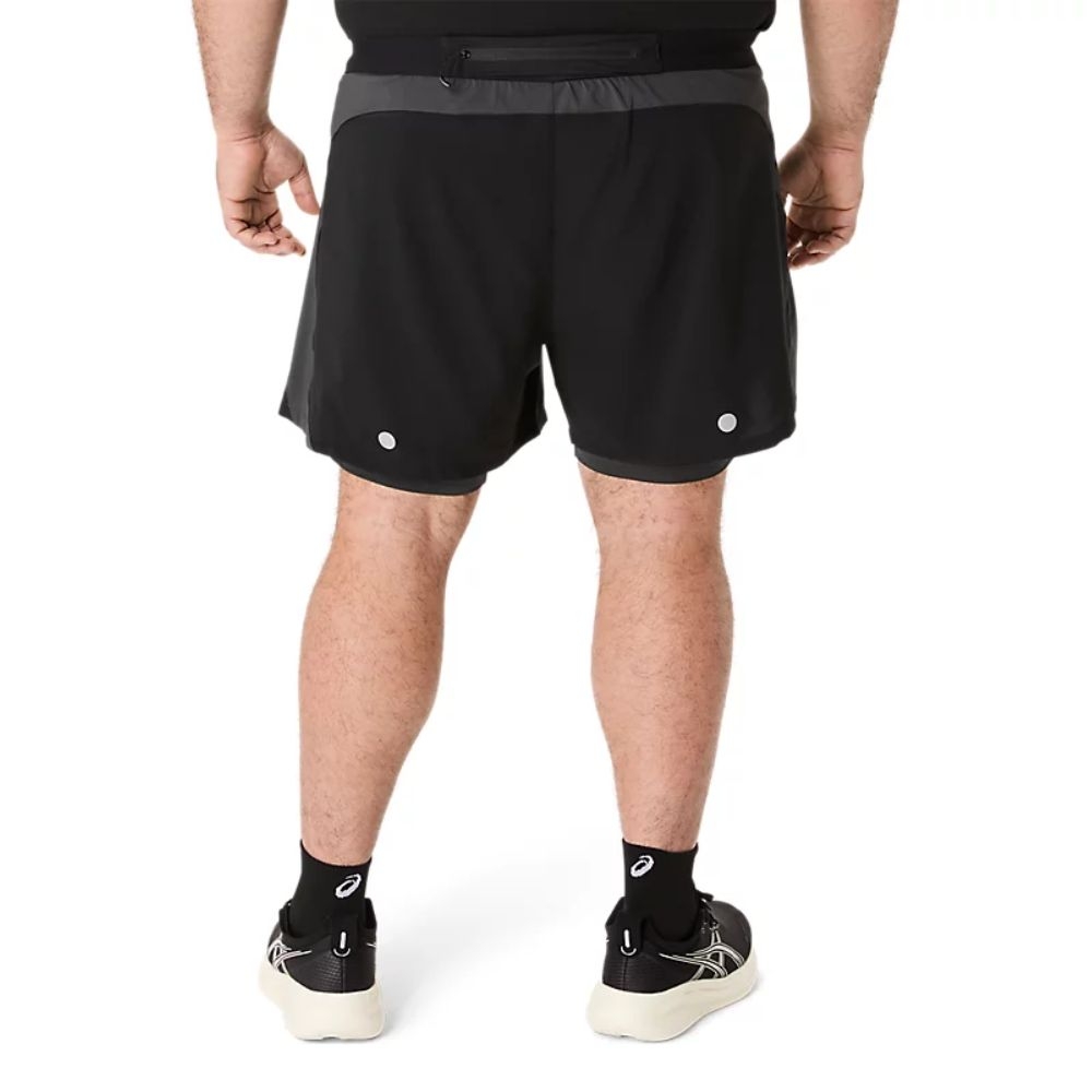 Quần short chạy bộ ASICS ROAD 2N1 5IN SHORT Nam - 2011D245.001