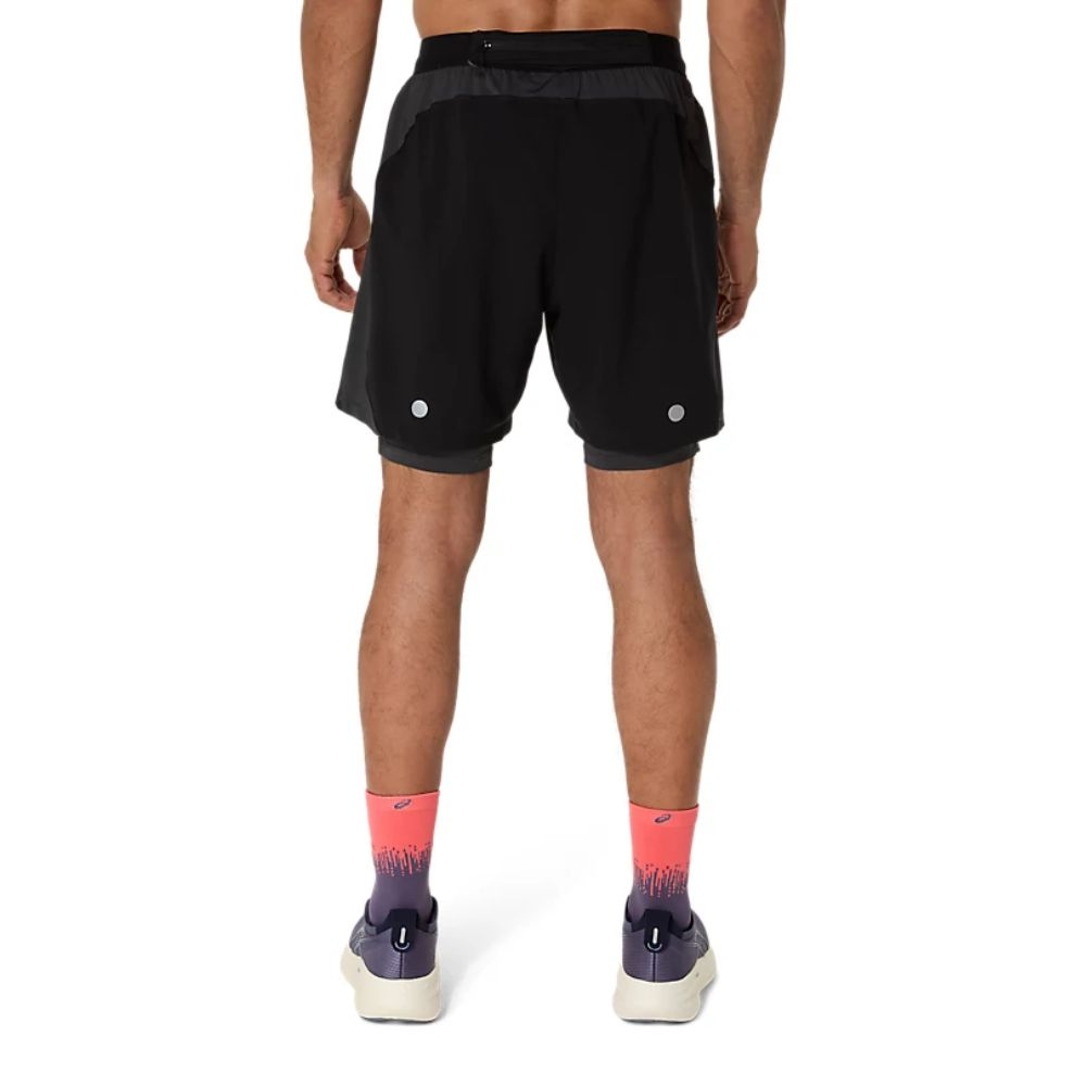 Quần short chạy bộ ASICS ROAD 2N1 7IN SHORT Nam - 2011D246.001