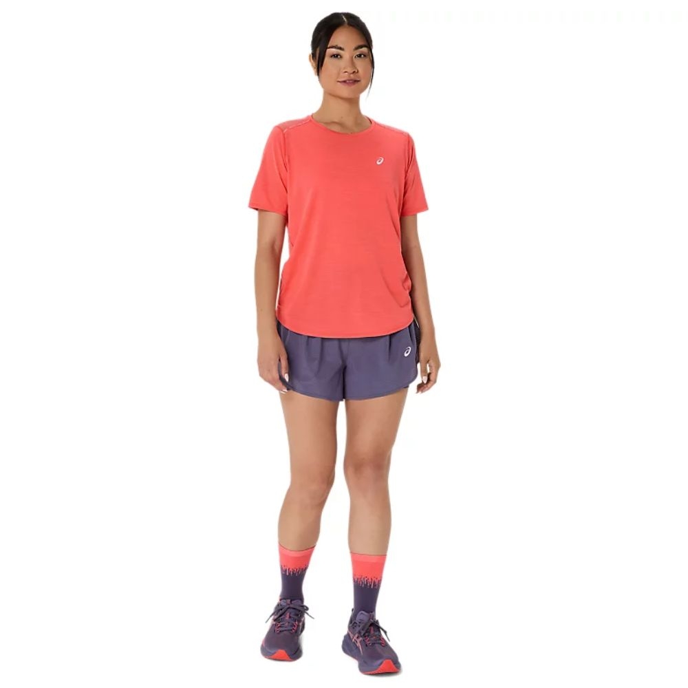 Áo T-shirt chạy bộ ASICS ROAD SS TOP Nữ - 2012C969.700