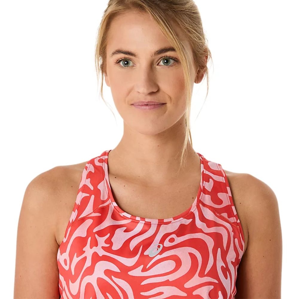 Áo Tank Top chạy bộ ASICS ROAD ALL OVER PRINT TANK Nữ - 2012D071.700