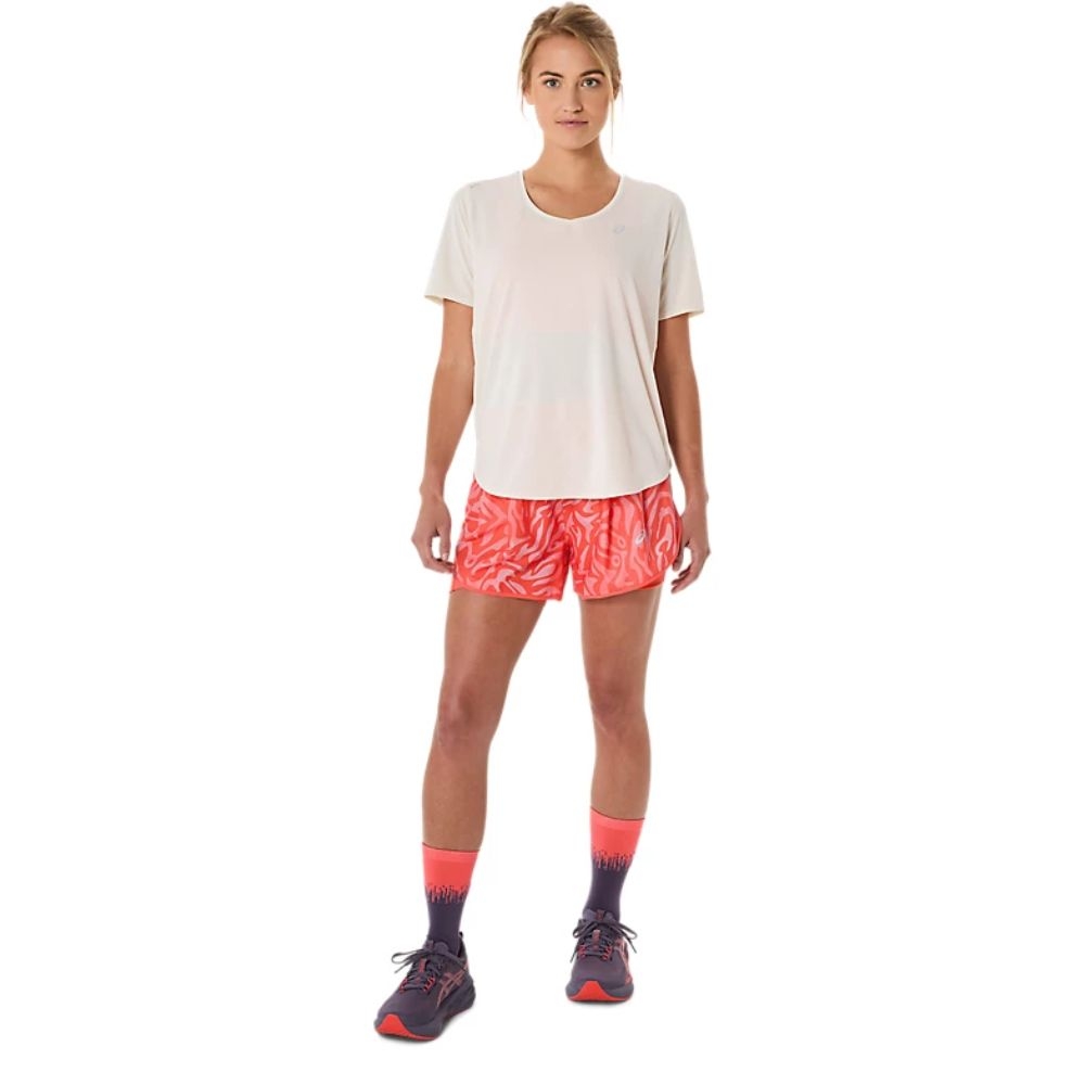 Quần short chạy bộ ASICS ROAD ALL OVER PRINT 2 trong 1 3.5IN Nữ - 2012D077.700