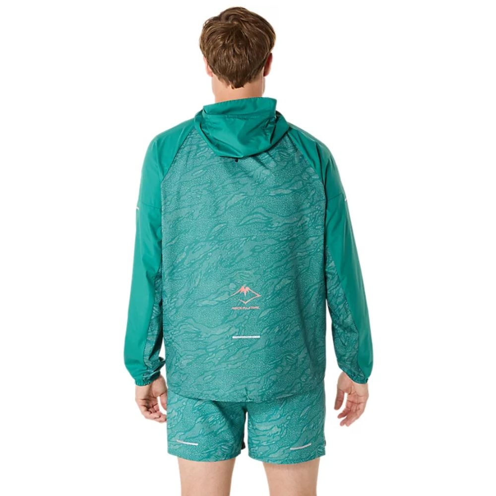 Áo gió chạy trail ASICS FUJITRAIL PACKABLE WINDBREAKER Nam - 2011C991.300