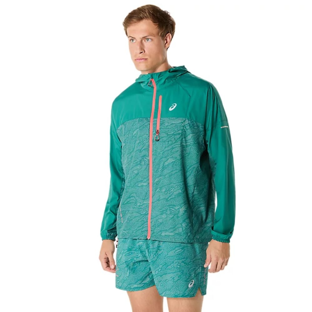 Áo gió chạy trail ASICS FUJITRAIL PACKABLE WINDBREAKER Nam - 2011C991.300