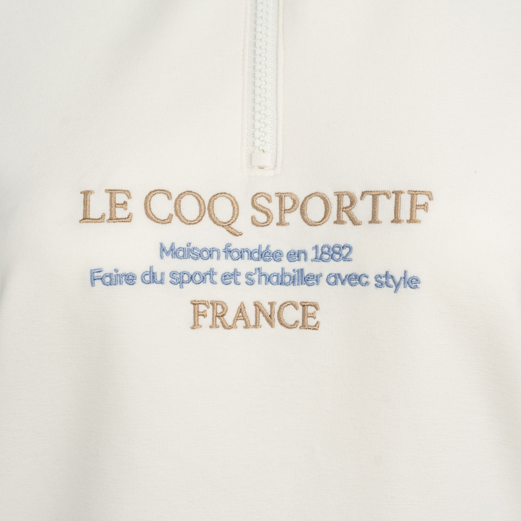 Áo nỉ le coq sportif Nữ LT5SSW40LV-WH01