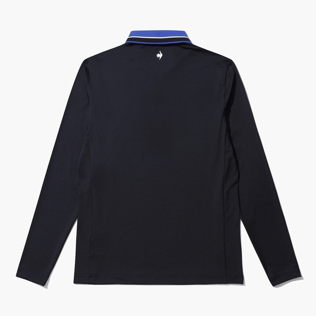 Áo Polo le coq golf Nam GO121MTL23-BLCK