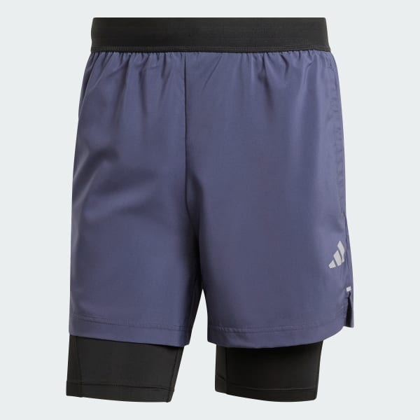 Quần short tập luyện adidas Gym 2 trong 1 Nam - IZ4797