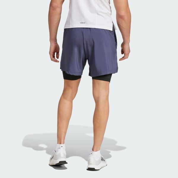 Quần short tập luyện adidas Gym 2 trong 1 Nam - IZ4797