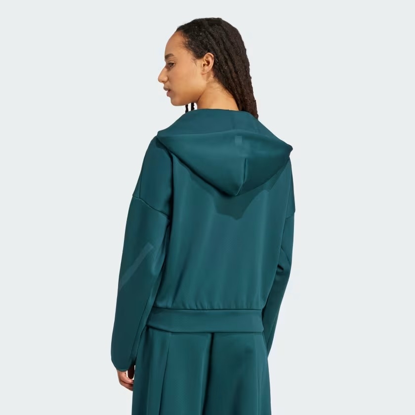 Áo hoodie adidas Z.N.E. khoá kéo Nữ - JW5321