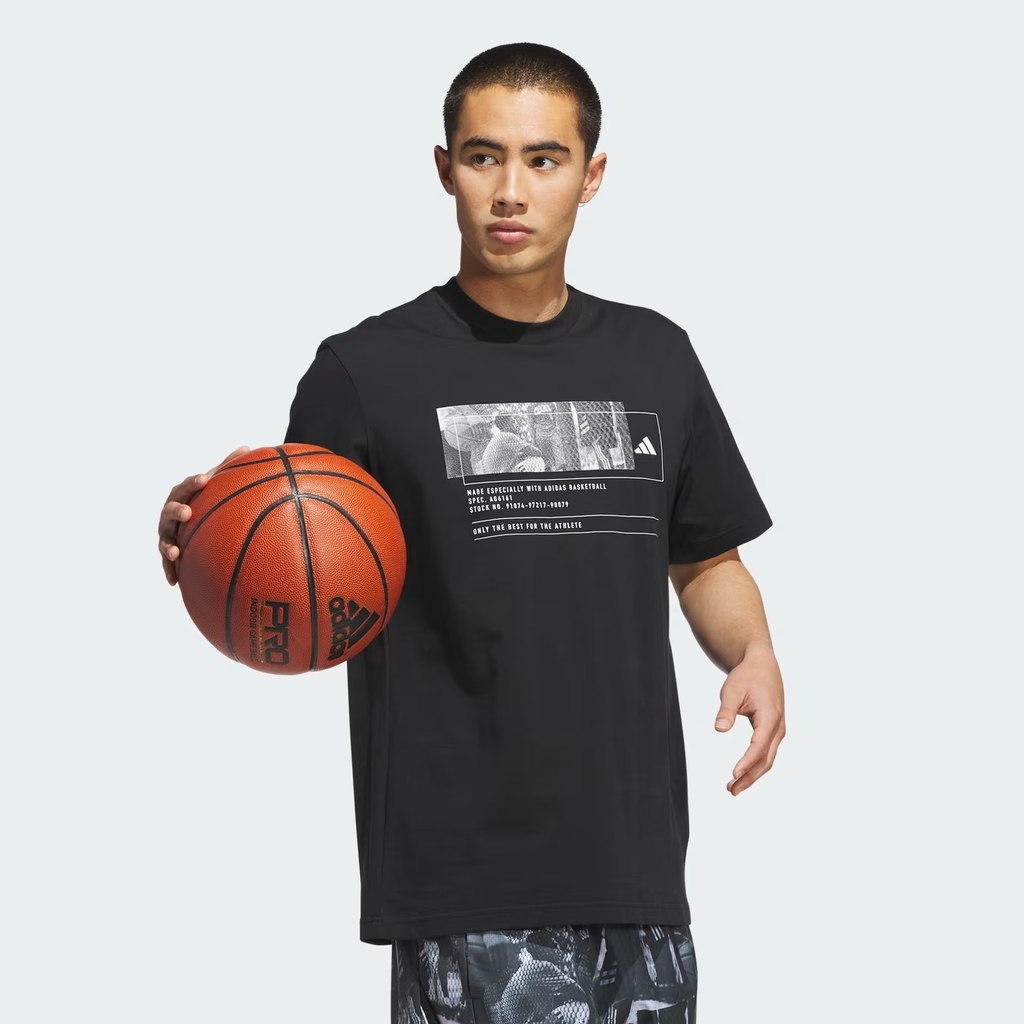 Áo T-shirt bóng rổ adidas Basketball Nam - JV8300