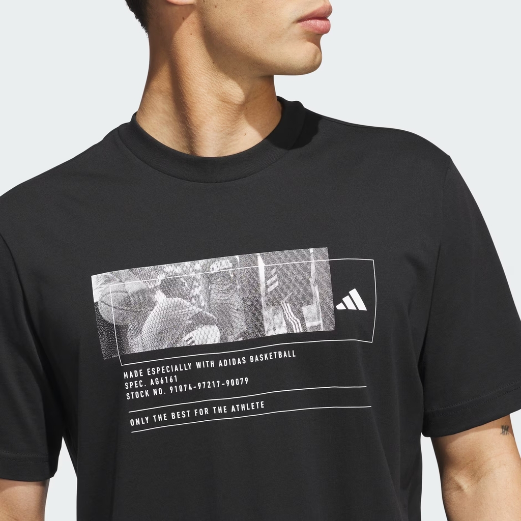 Áo T-shirt bóng rổ adidas Basketball Nam - JV8300