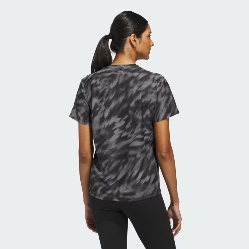 Áo T-shirt chạy bộ adidas Own the Run Allover Nữ - JZ5474
