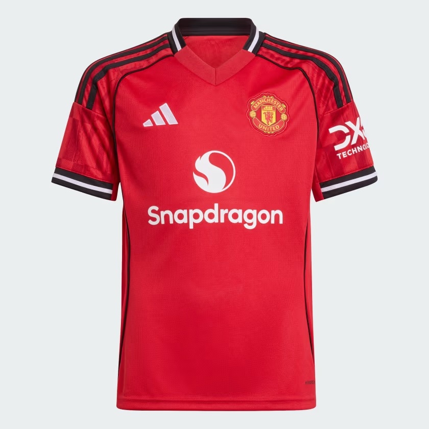 Áo jersey trẻ em bóng đá adidas sân nhà Manchester United 25/26 Unisex - JP3013