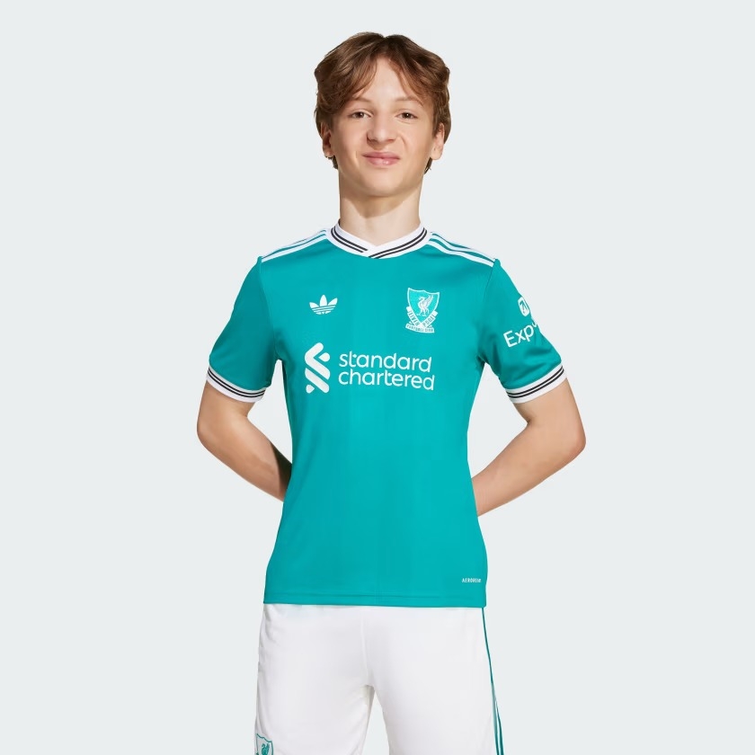 Áo jersey bóng đá trẻ em adidas Thứ Ba Liverpool FC 25/26 Unisex - JV6468
