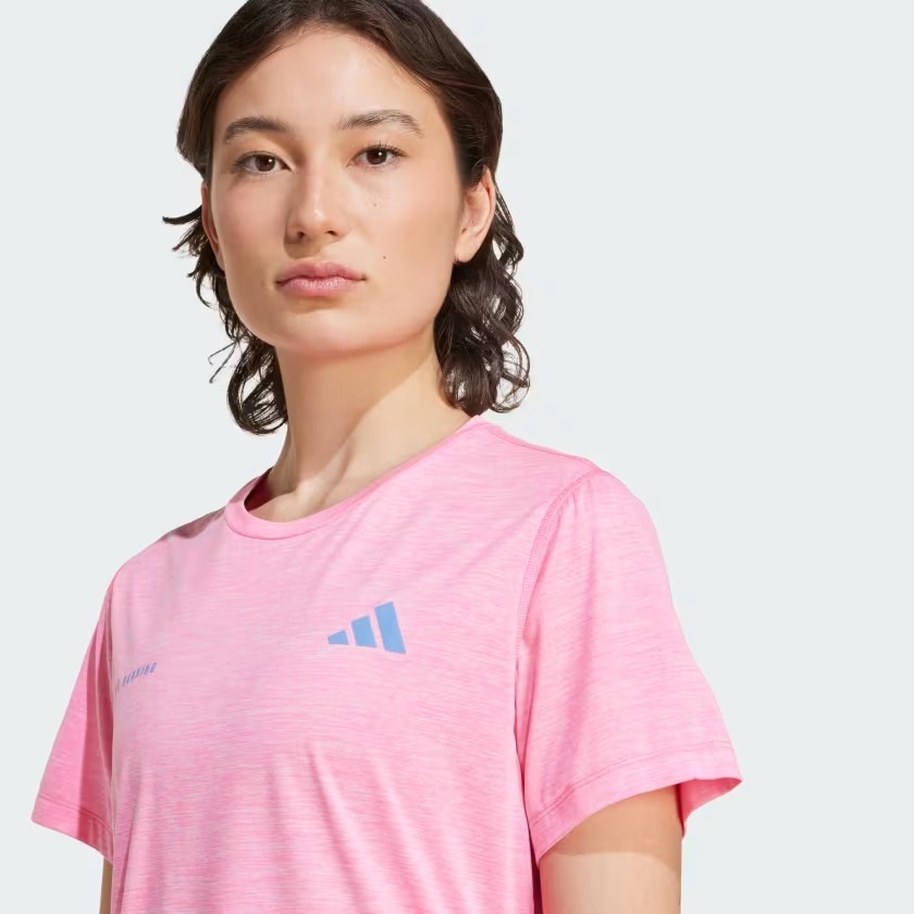 Áo T-shirt chạy bộ adidas Melange Own The Run Nữ - JL8723