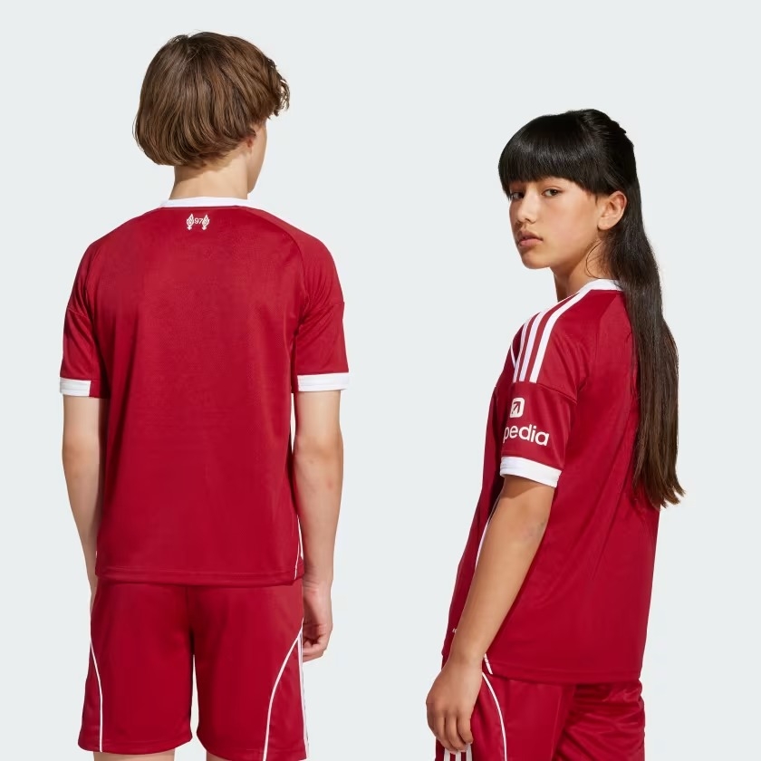 Áo jersey bóng đá trẻ em adidas Sân nhà Liverpool FC 25/26 Unisex - JV6436