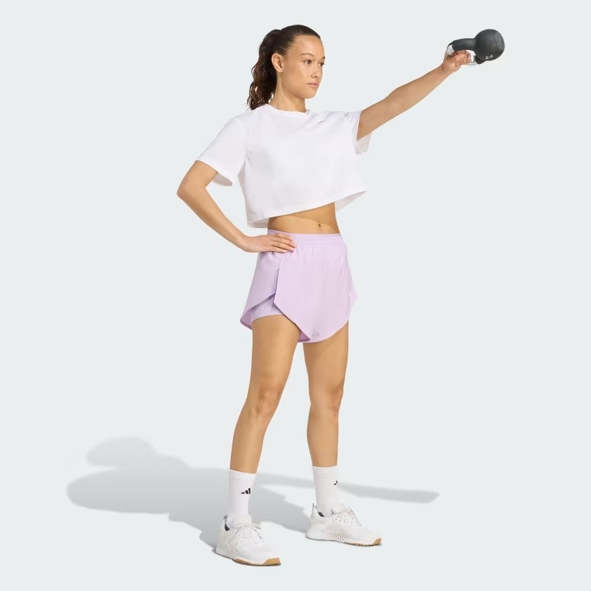 Quần short tập luyện adidas Designed for Training 2 trong 1 Nữ - JX7264