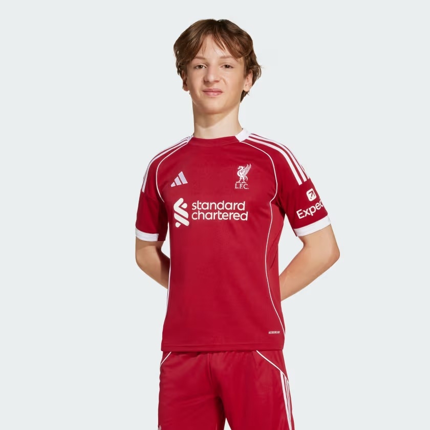 Áo jersey bóng đá trẻ em adidas Sân nhà Liverpool FC 25/26 Unisex - JV6436
