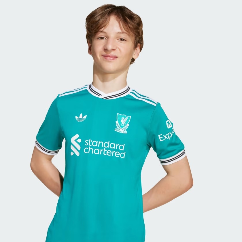 Áo jersey bóng đá trẻ em adidas Thứ Ba Liverpool FC 25/26 Unisex - JV6468
