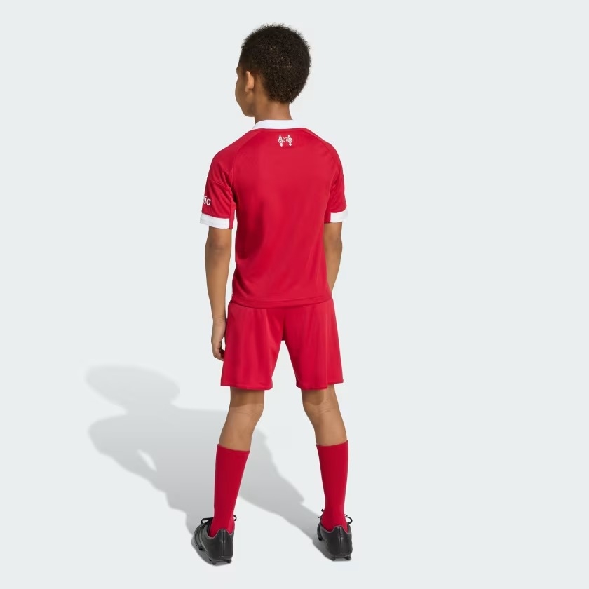 Bộ quần áo bóng đá trẻ em adidas Sân nhà Liverpool FC 25/26 Unisex - JV6442