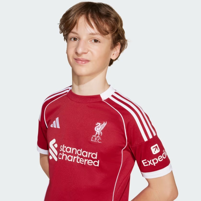 Áo jersey bóng đá trẻ em adidas Sân nhà Liverpool FC 25/26 Unisex - JV6436