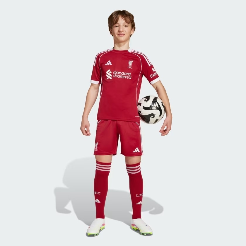 Áo jersey bóng đá trẻ em adidas Sân nhà Liverpool FC 25/26 Unisex - JV6436