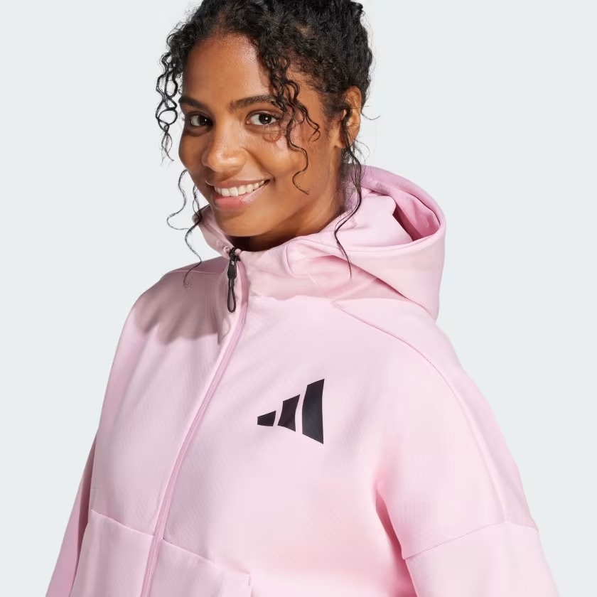 Áo hoodie adidas Z.N.E. khoá kéo Nữ - JC5393