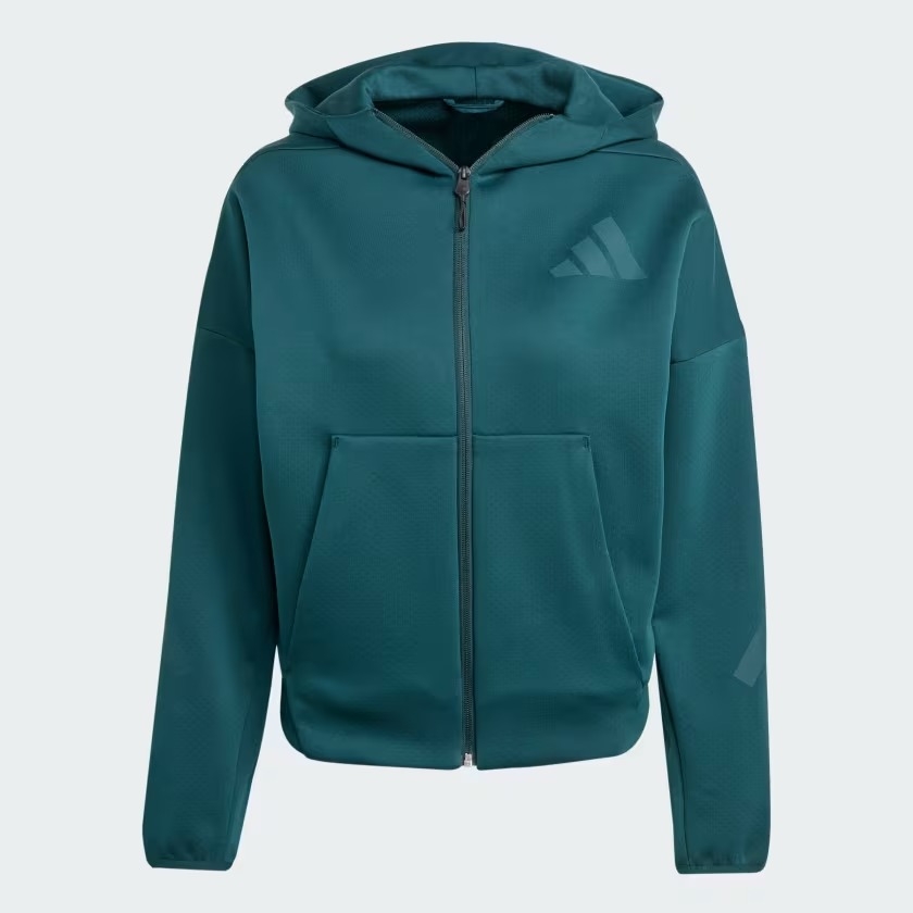 Áo hoodie adidas Z.N.E. khoá kéo Nữ - JW5321