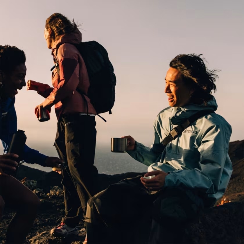 Áo gió leo núi adidas Terrex Xploric 2.5L Climaproof Nam - JD8347