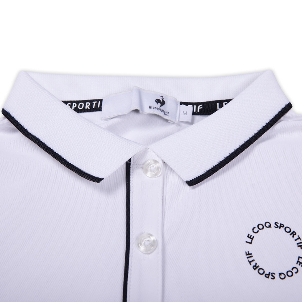 Áo dài tay có cổ le coq golf Nữ LG4FLS00LV-WH00