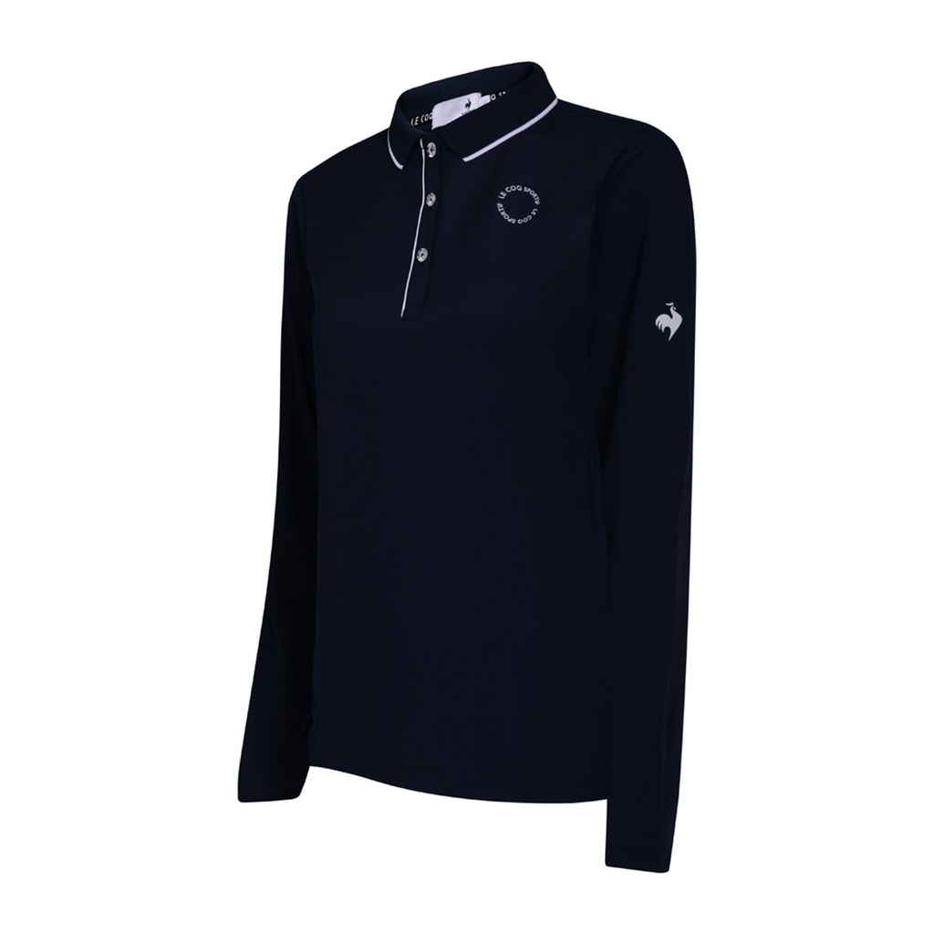 Áo dài tay có cổ le coq golf Nữ LG4FLS00LV-NV00