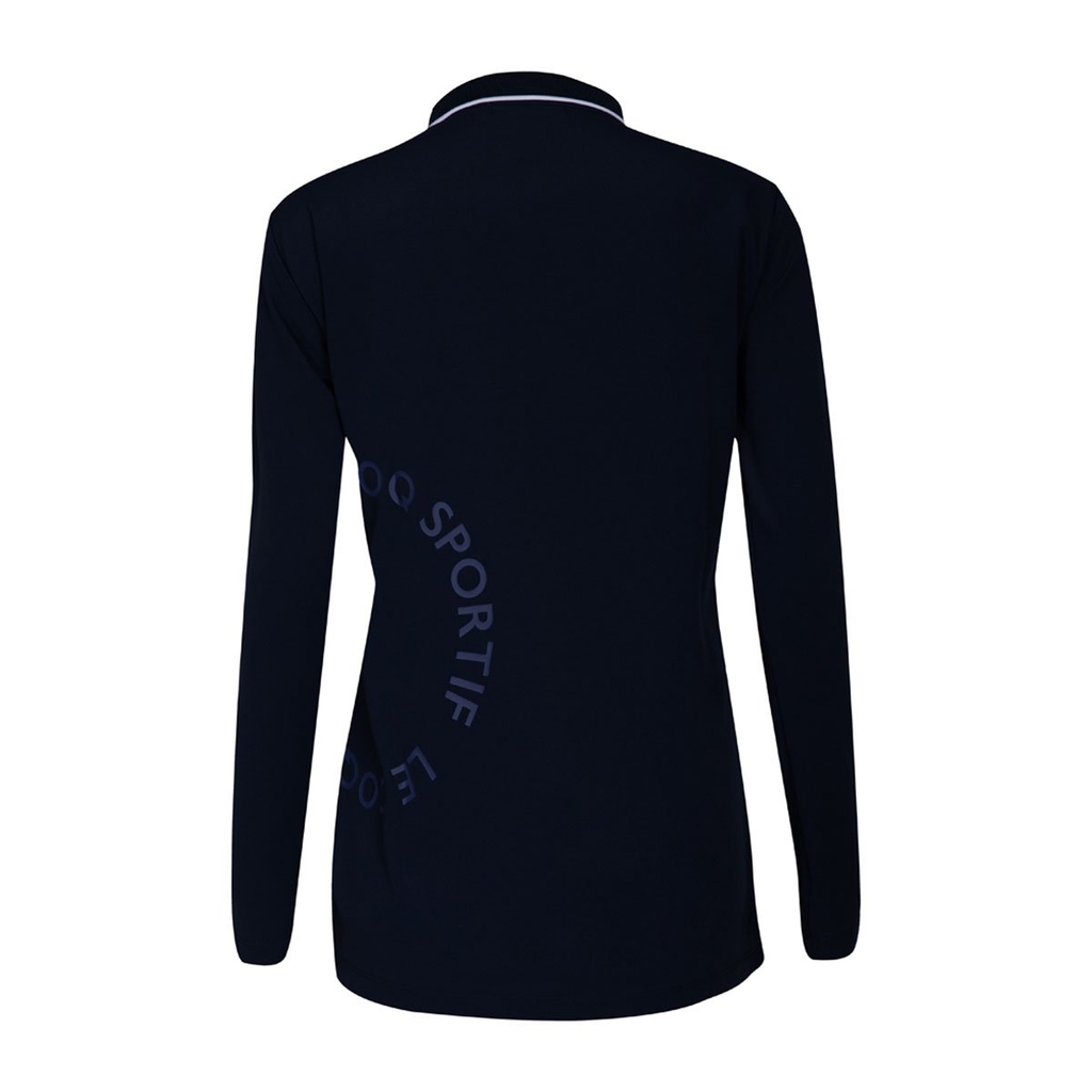 Áo dài tay có cổ le coq golf Nữ LG4FLS00LV-NV00