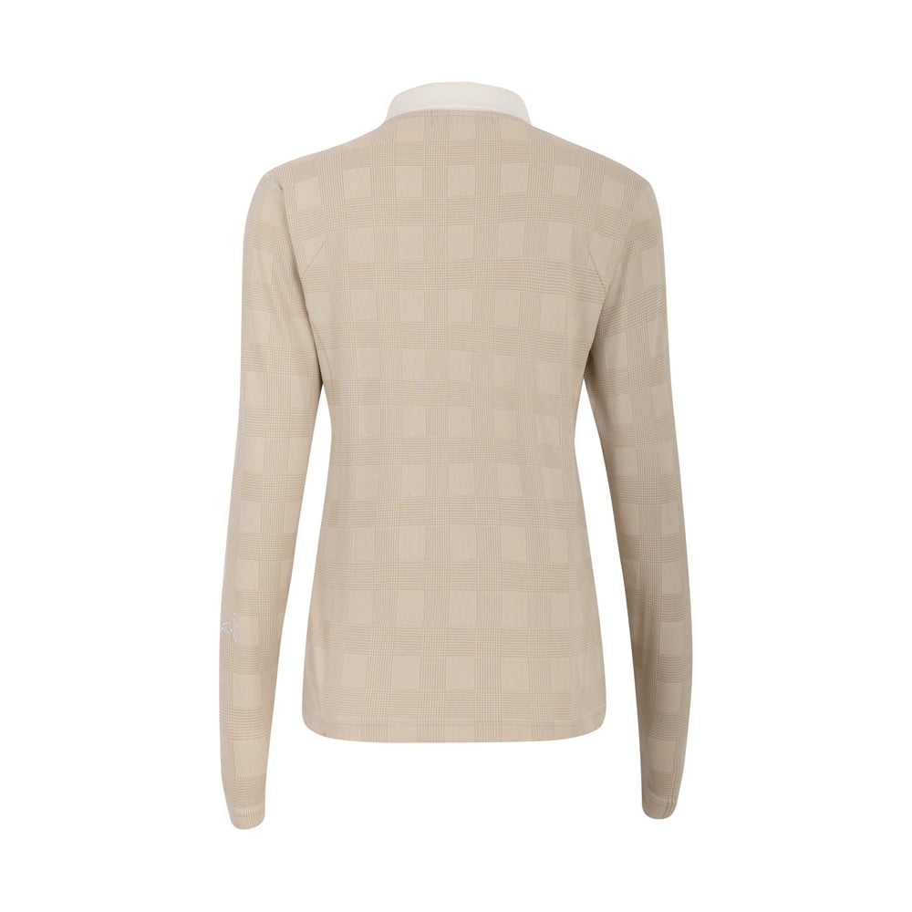 Áo dài tay có cổ le coq golf Nữ LG4FLS03LV-BG00