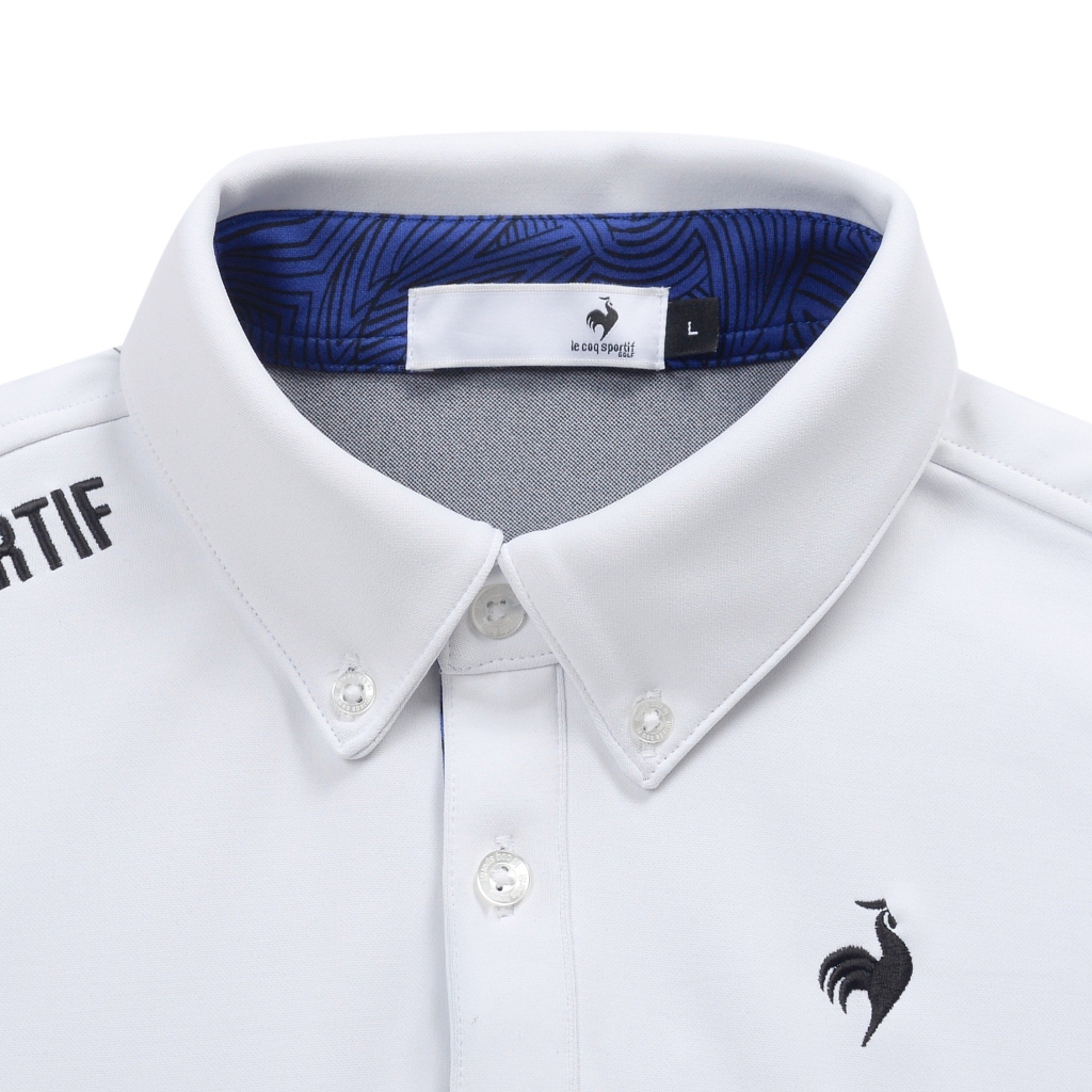 Áo dài tay có cổ le coq golf Nam LG4FLS05MV-WH00