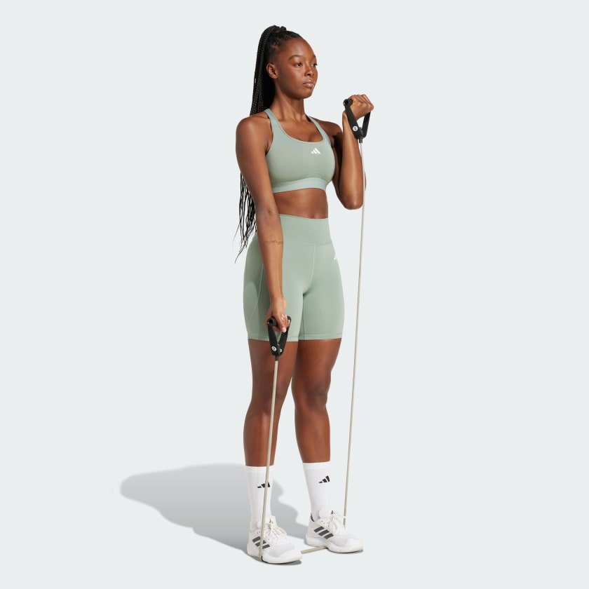 Quần short legging tập luyện adidas Optime Essentials 7 In Nữ - JI5522