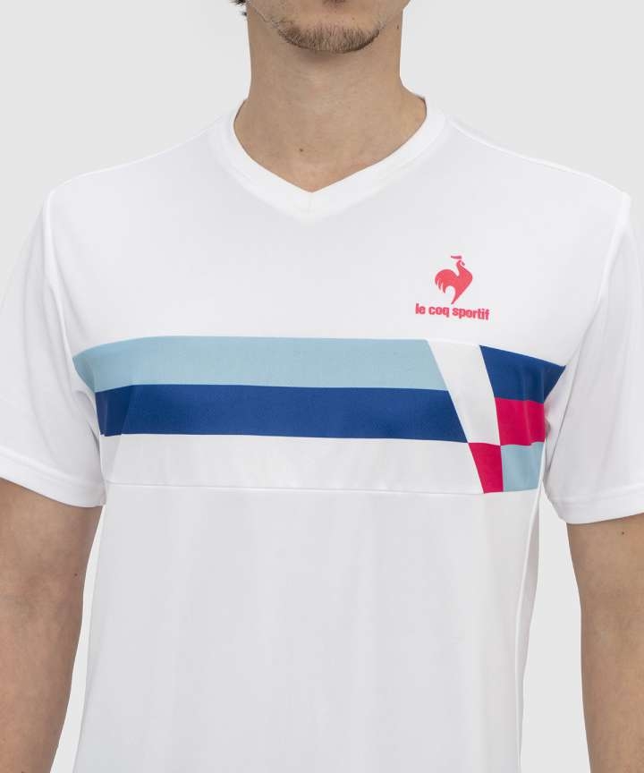 Áo T-Shirt le coq sportif nam - QTMTJA00-WHT