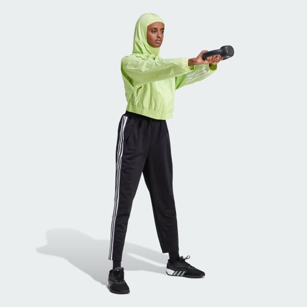 Quần dài tập luyện adidas Train Essential AEROREADY 3 sọc Nữ - HZ5646