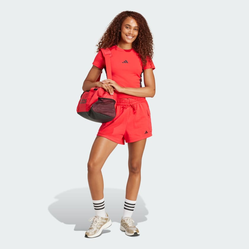 Áo Baby Tee adidas Essentials 3 sọc Nữ - JE1242