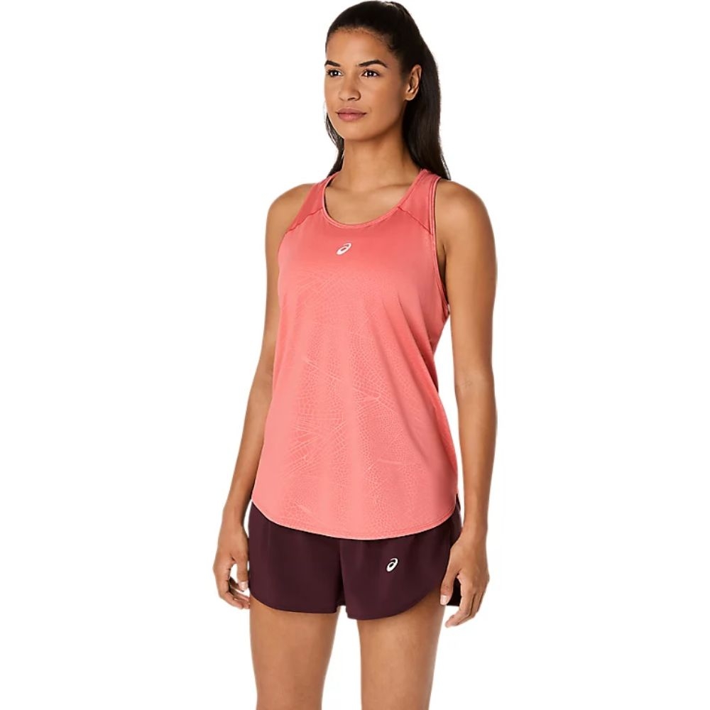 Áo Tank Top chạy bộ ASICS ROAD ALL OVER PRINT Nữ - 2012D071.701