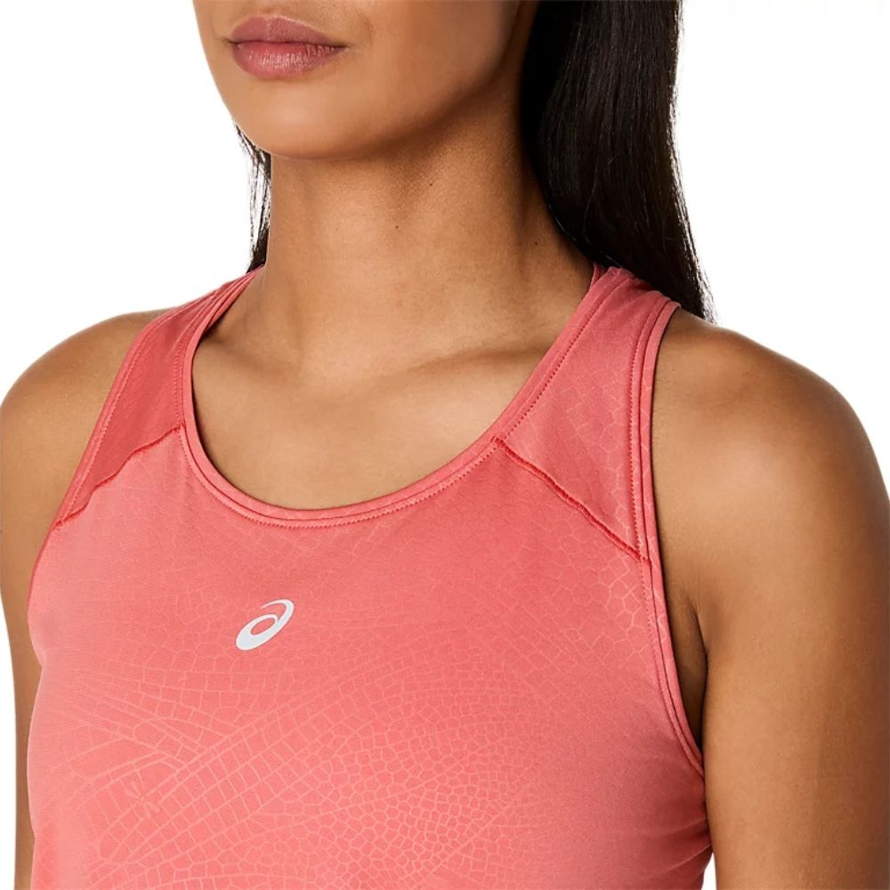 Áo Tank Top chạy bộ ASICS ROAD ALL OVER PRINT Nữ - 2012D071.701