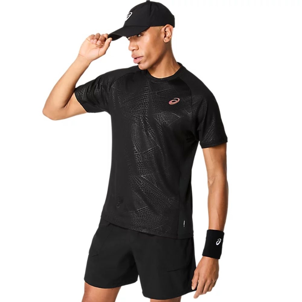 Áo Polo tennis/pickleball ASICS MATCH NIGHT ENERGY Nam - 2041A352.001